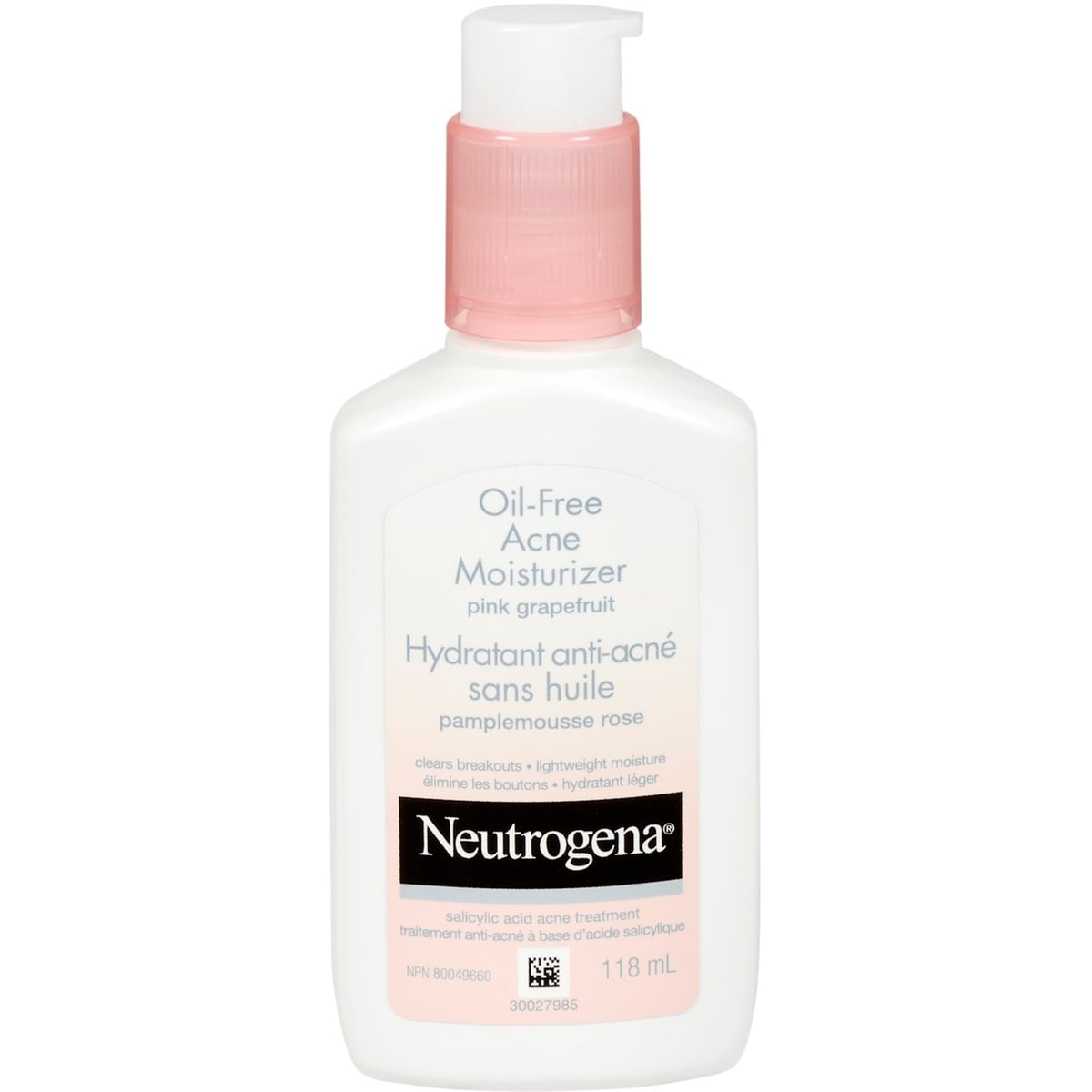 Neutrogena Oil-Free Acne Moisturizer Pink Grapefruit