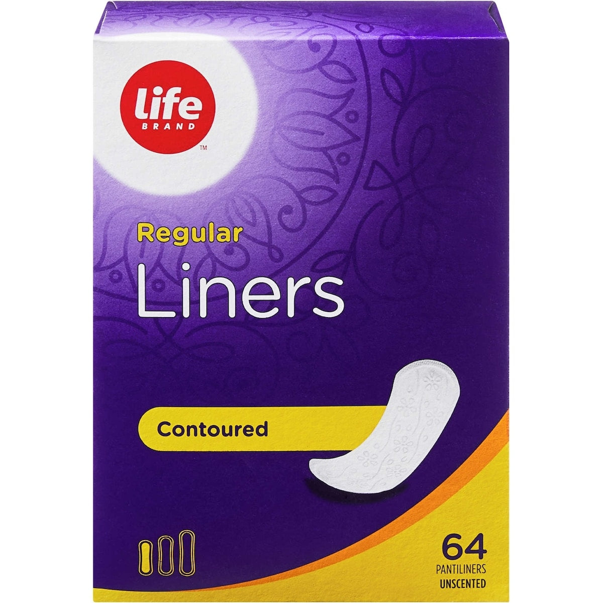 Life Brand Contoured Liners Regular 64