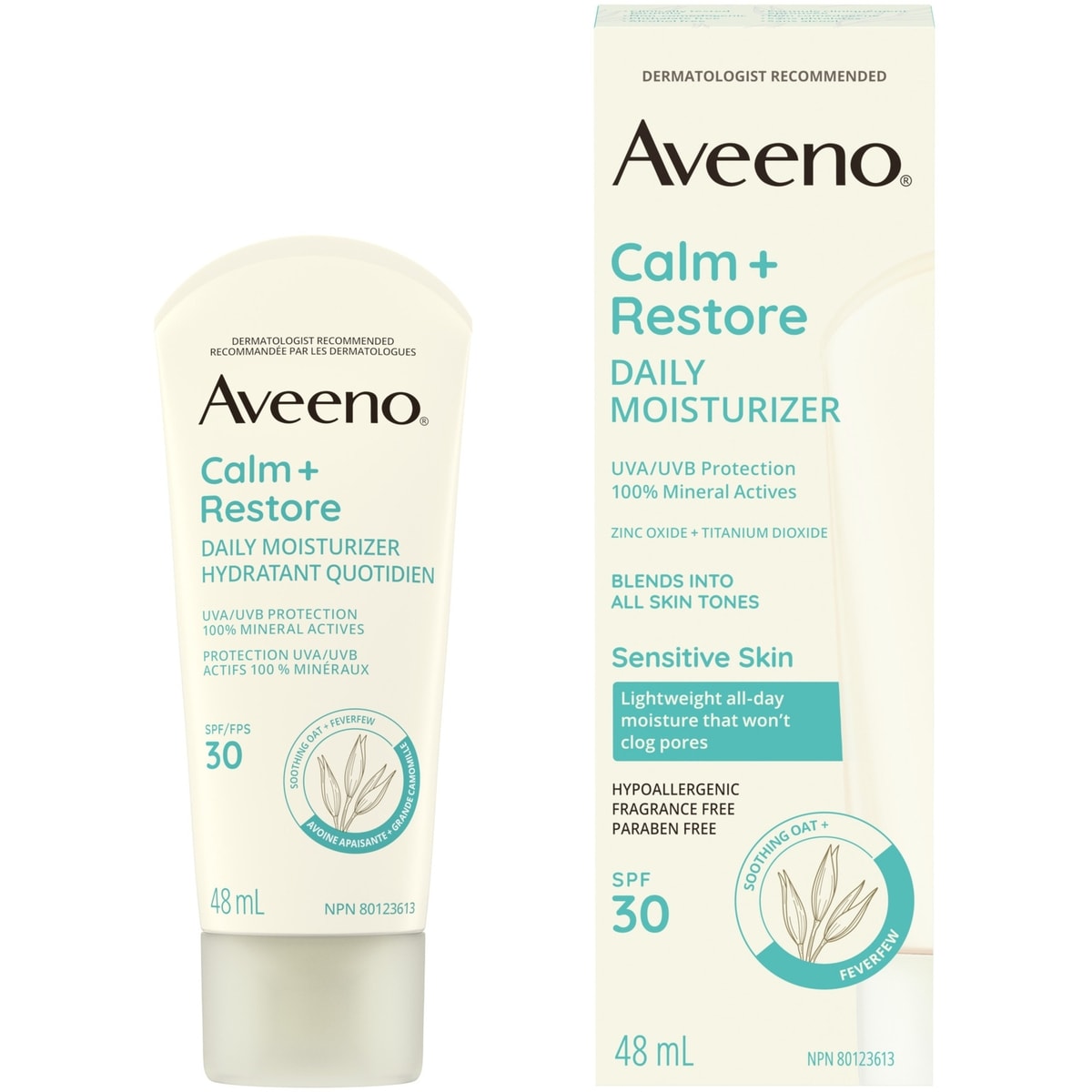 Aveeno Calm + Restore Daily Moisturizer 48 ml