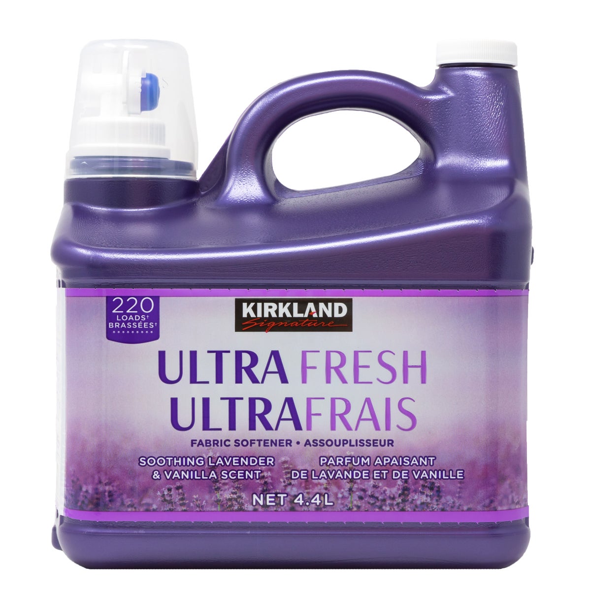 Kirkland Signature UltraFresh Soothing Lavender Fabric Softener, 4.4L