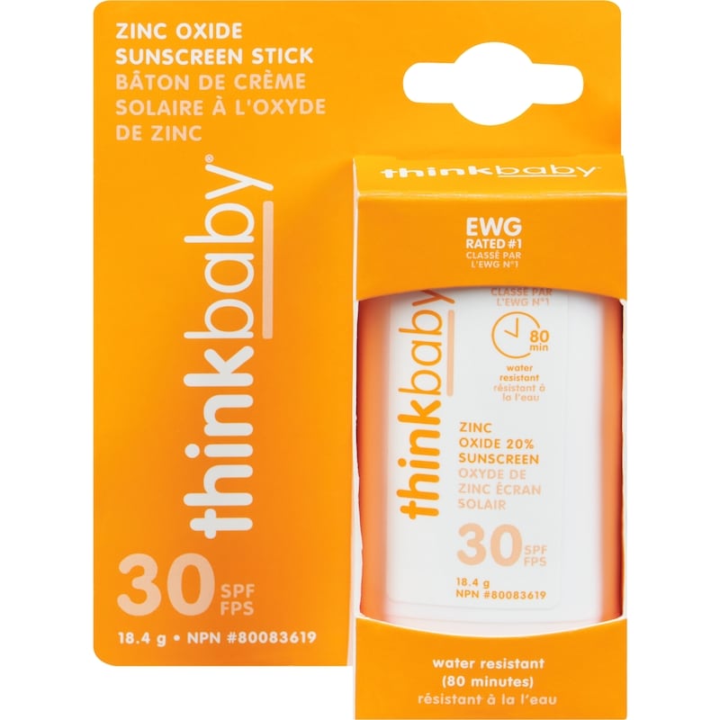 Thinkbaby Suncare, Baby Mineral Based Sunscreen Stick 18.4 g