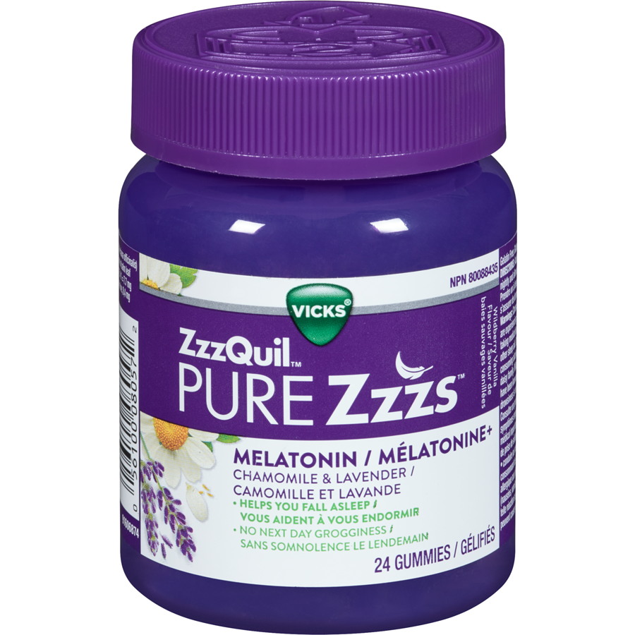 Vicks ZzzQuil PureZzz Gummy, 24Count