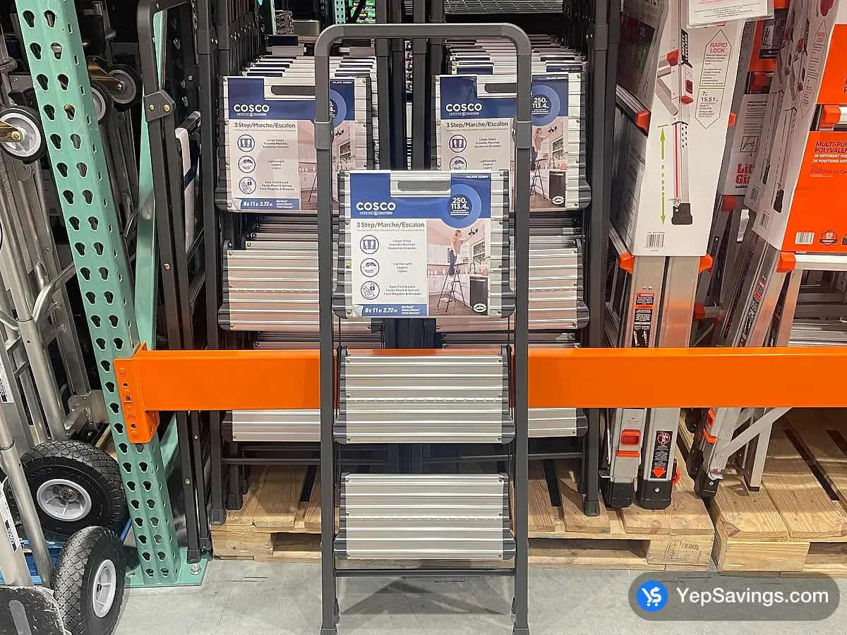 COSCO 3 STEP STOOL Rated to hold up to 250lb
