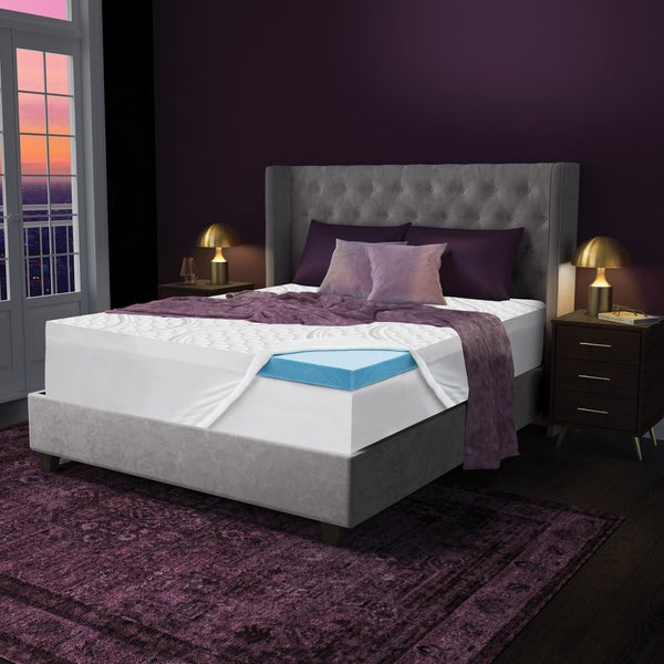 Novaform 3in Memory Foam Mattress Topper - Double