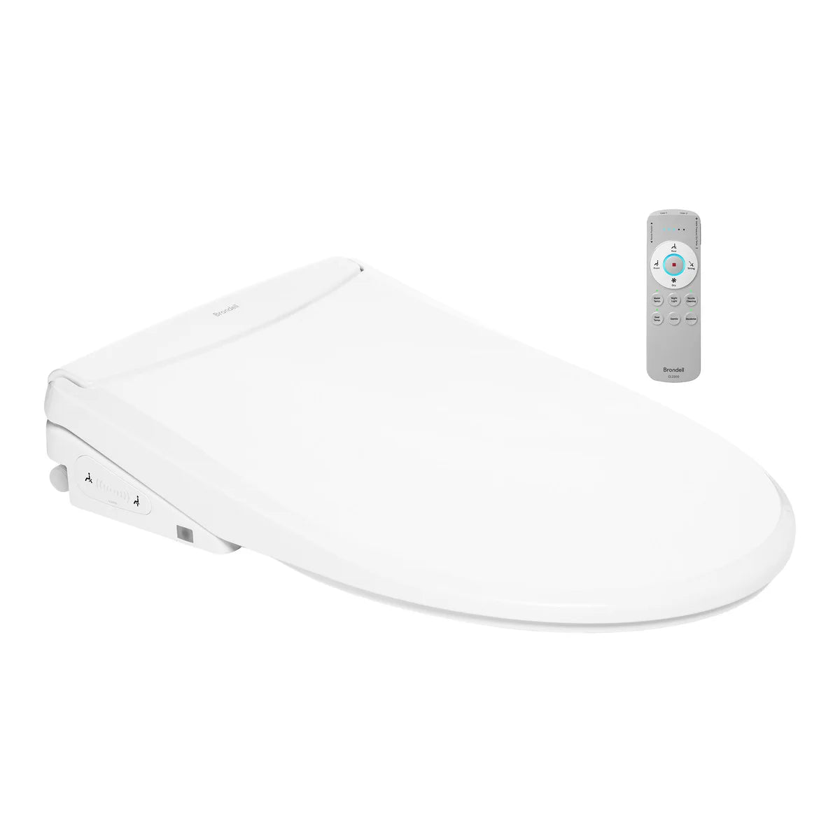 Brondell Swash Ultra-Thin CL2200 ew Luxury Bidet Toilet Seat
