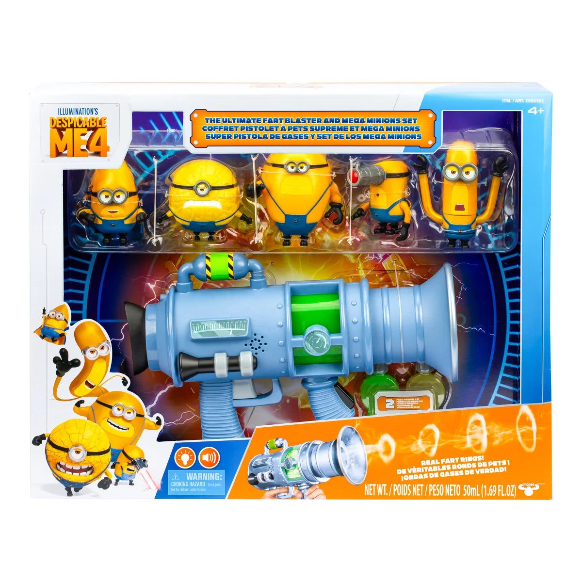 Despicable Me 4 Ultimate Fart Blaster & Mega Minion Set
