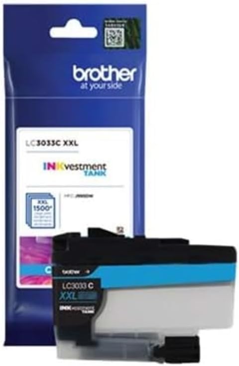 Brother Genuine LC3033CS Super High-Yield Cyan Ink Cartridge