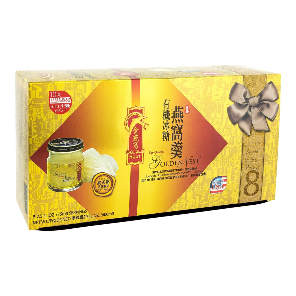 Golden Nest Swallow Nest Soup
8 x 75 mL