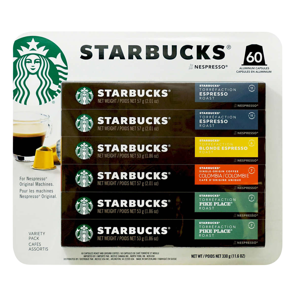 Starbucks by Nespresso Single Serve
60-count