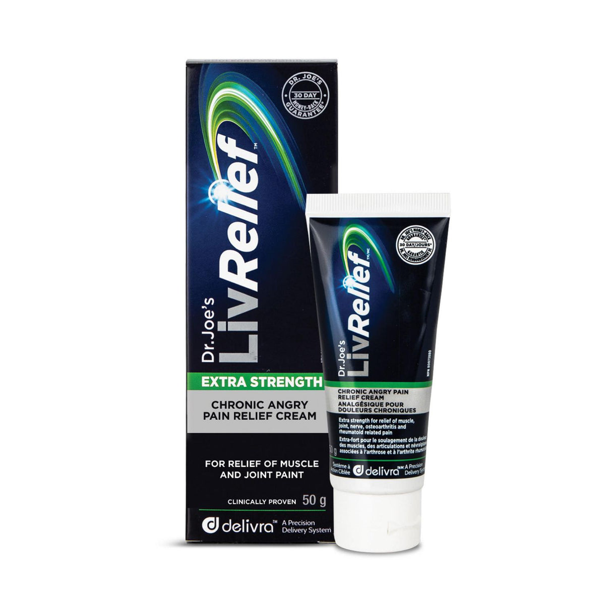 LivRelief Chronic Angry Extra Strength Pain Relief Cream, 50g