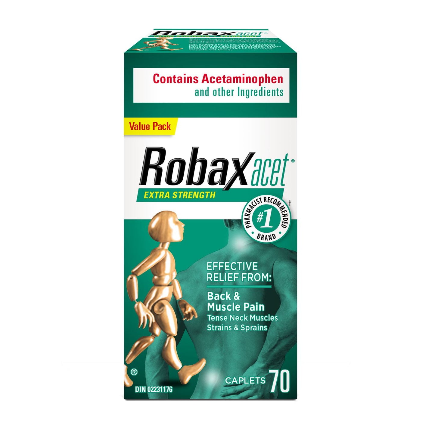Robax Acet Extra Strength, 70 Caplets