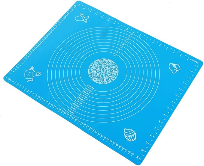 Kitchen Thicken Silicone Rolling Dough Pad Baking Mat with Integral Scales