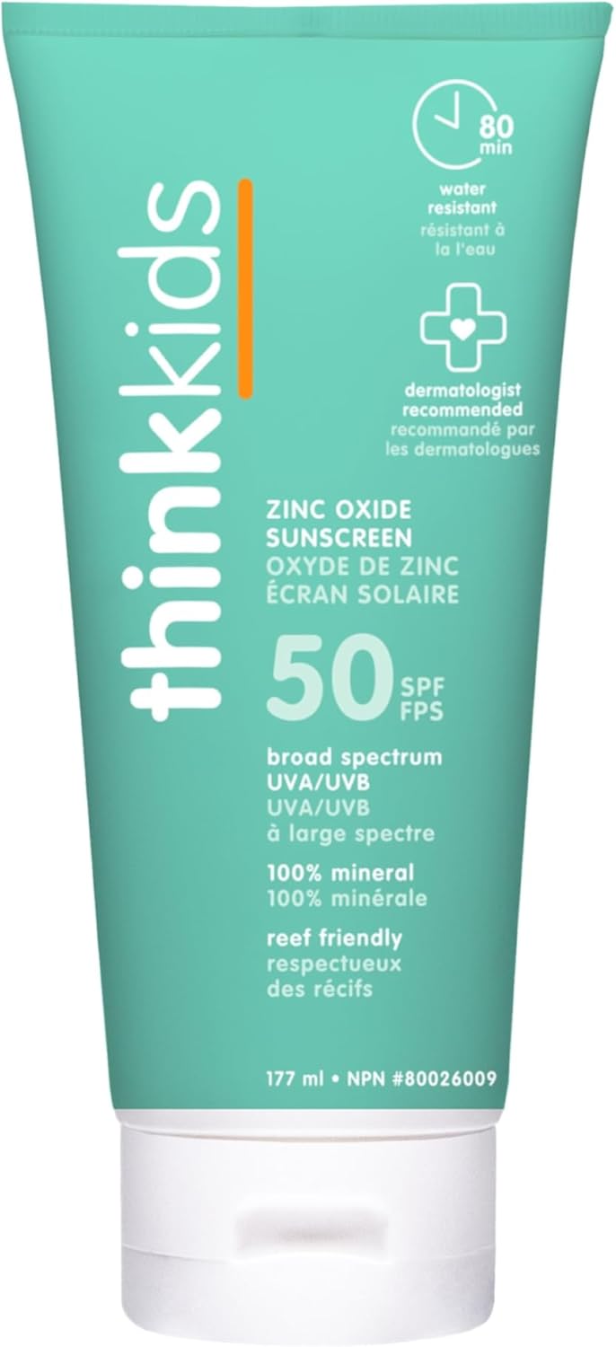 Thinksport Kids SPF 50 plus Mineral Sunscreen 177ml
