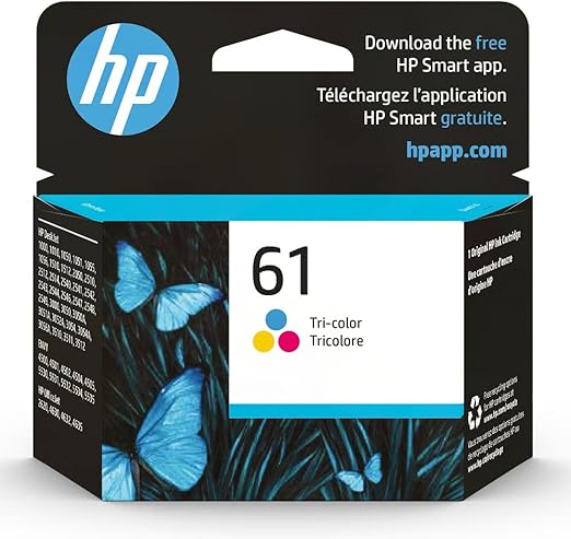 HP 61 (CH562WN) Tri-color Original Ink Cartridge