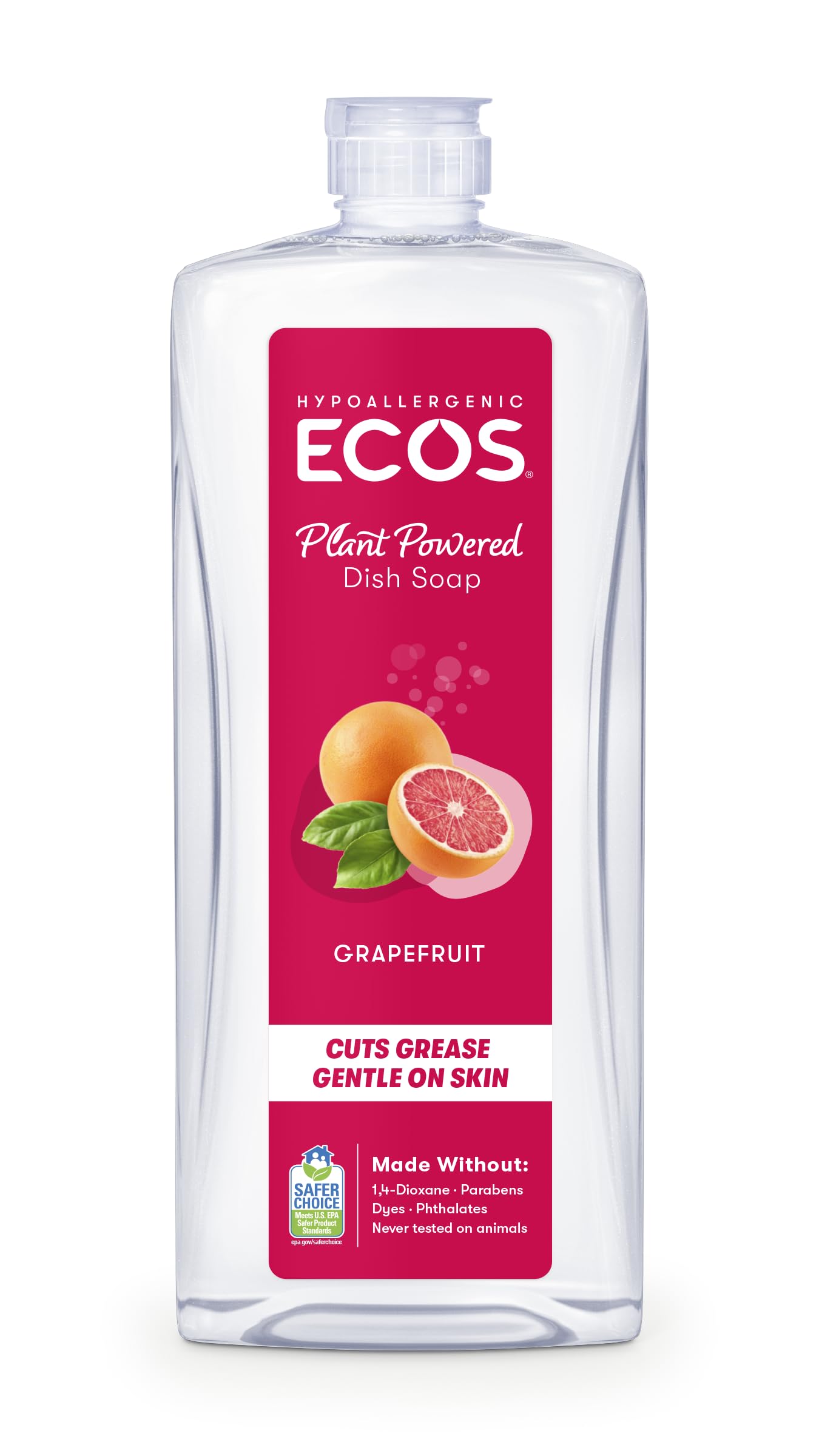 ECOS Grapefruit Plant Powered Dish Soap 739 mL