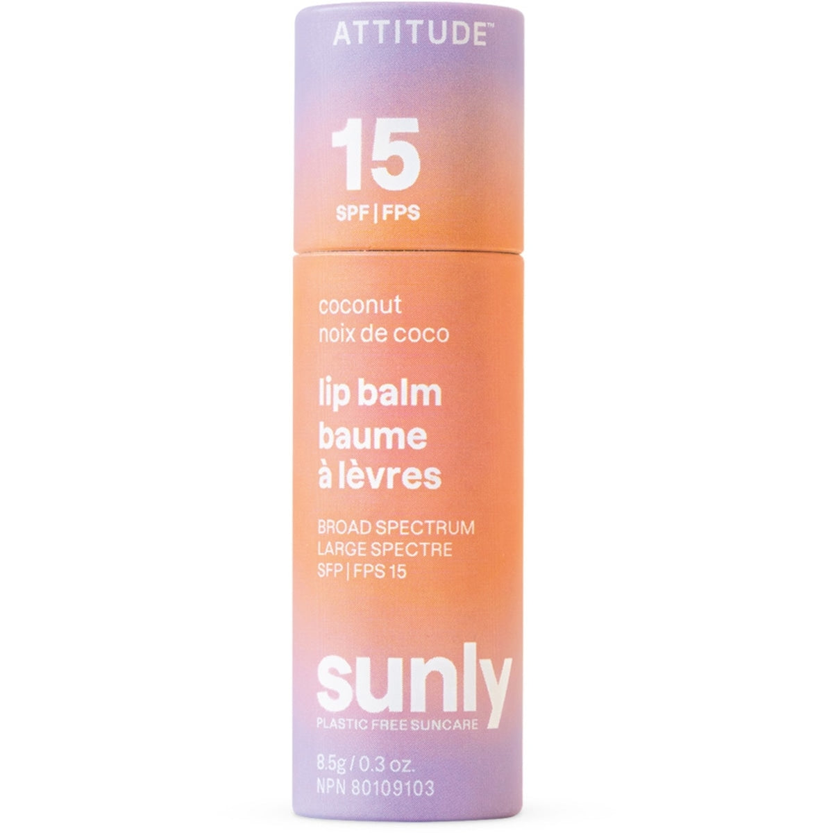 Sunly Lip Balm - SPF 15 - Coconut