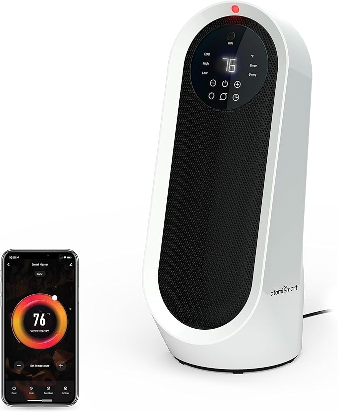 Atomi Smart WiFi Portable Tabletop Space Heater