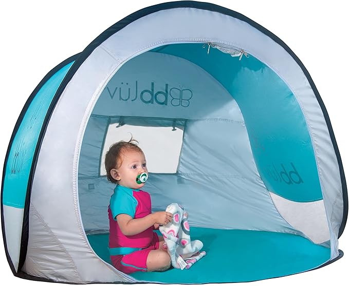 bblüv Sunkitö Pop Up Baby Play Tent and Canopy Sun Shelter with SPF 50 + Mosquito Net