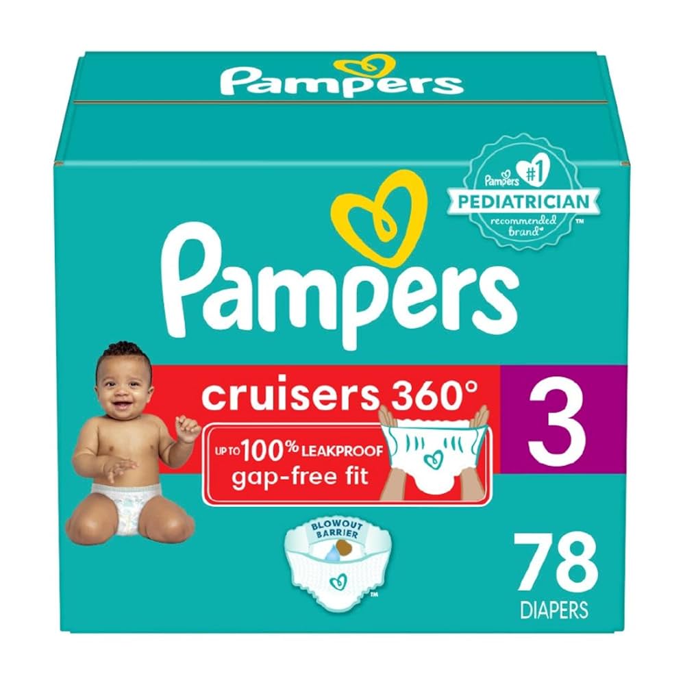 Pampers cruisers 360,size3 ,diapers