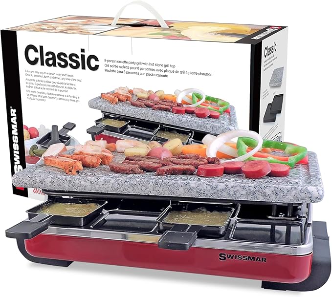 Swissmar Classic 8-Person Raclette Party Grill