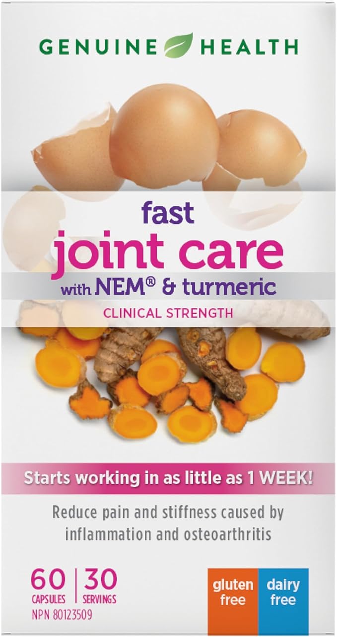 Genuine Health Fast Joint Care, Natural Eggshell Membrane