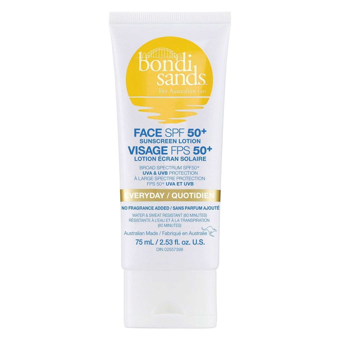 Bondi Sands SPF 50+ Everyday Sunscreen Face Lotion 75ml