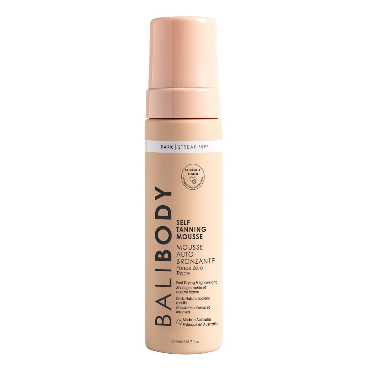 Bali Body Self Tanning Mousse Dark 200 ml