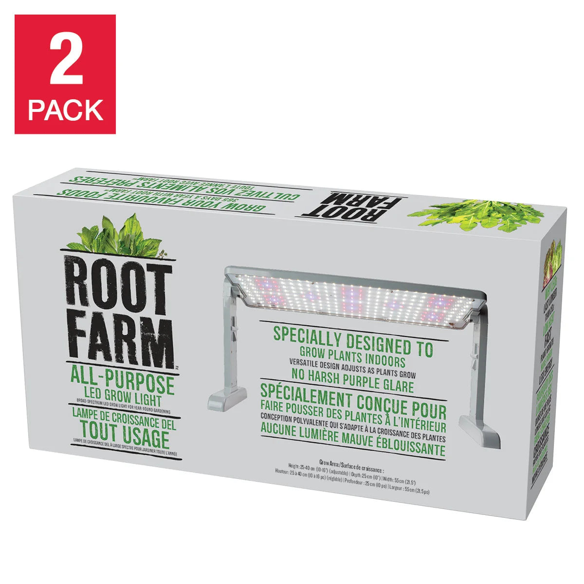 Root Farm All Purpose LED Garden Light 45W (2 packs)