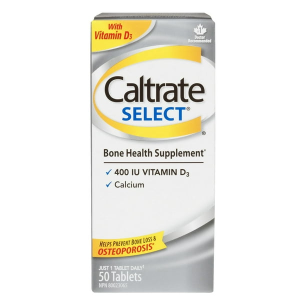 Caltrate Select (50 Count) Bone Health Supplement