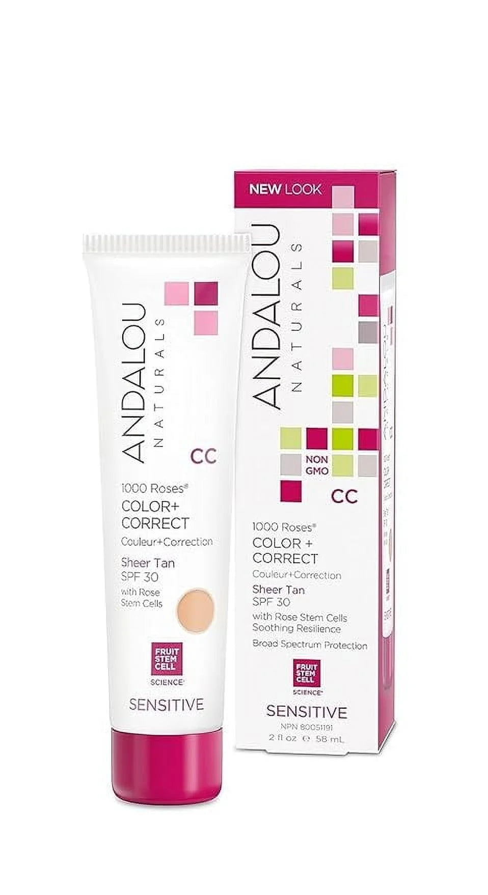 Andalou Naturals Cc Cream Spf 30 2 X 58 ml