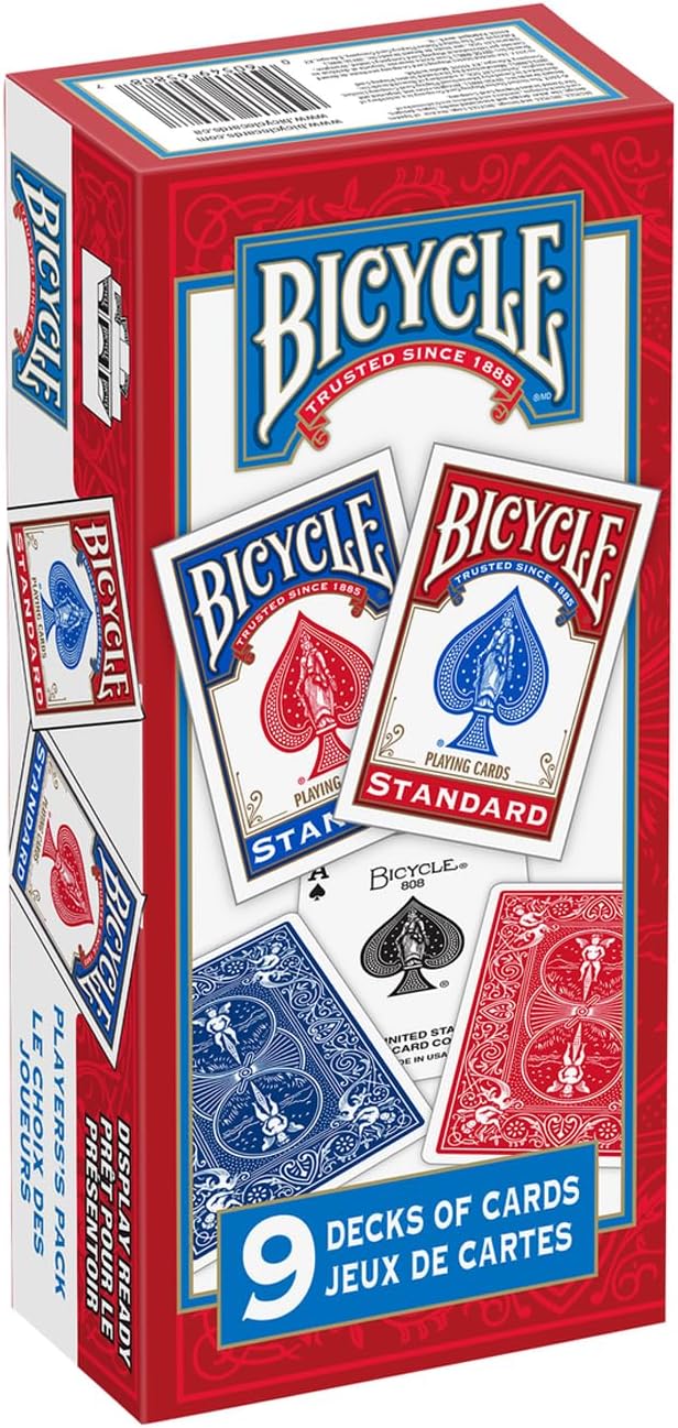 Bicycle playing card 9 decks of cards