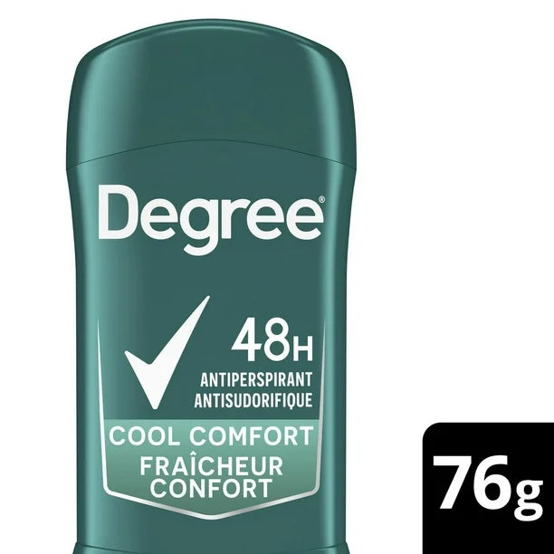 Degree Men Cool Comfort Antiperspirant Deodorant Stick, 76 g