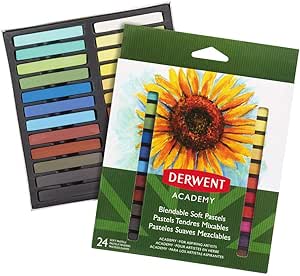 Derwent Academy Pastels, Soft, 24 Pack