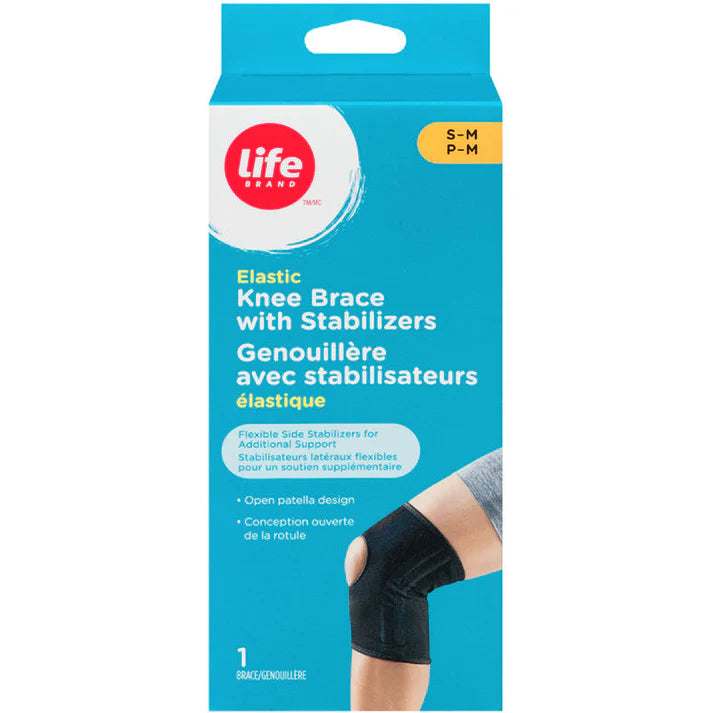 Elastic Knee Brace With Stabilizers Sm-Med