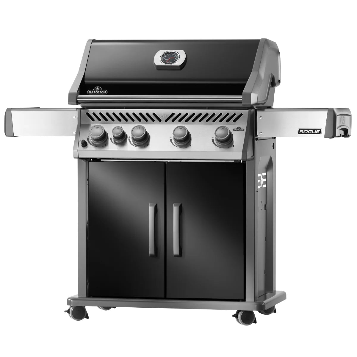 Napoleon Rogue 525 Propane Gas BBQ with Range Side Burner, Cover