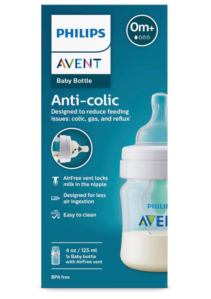 Philips Avent Anti-colic Baby Bottle, 4oz, 1 pack