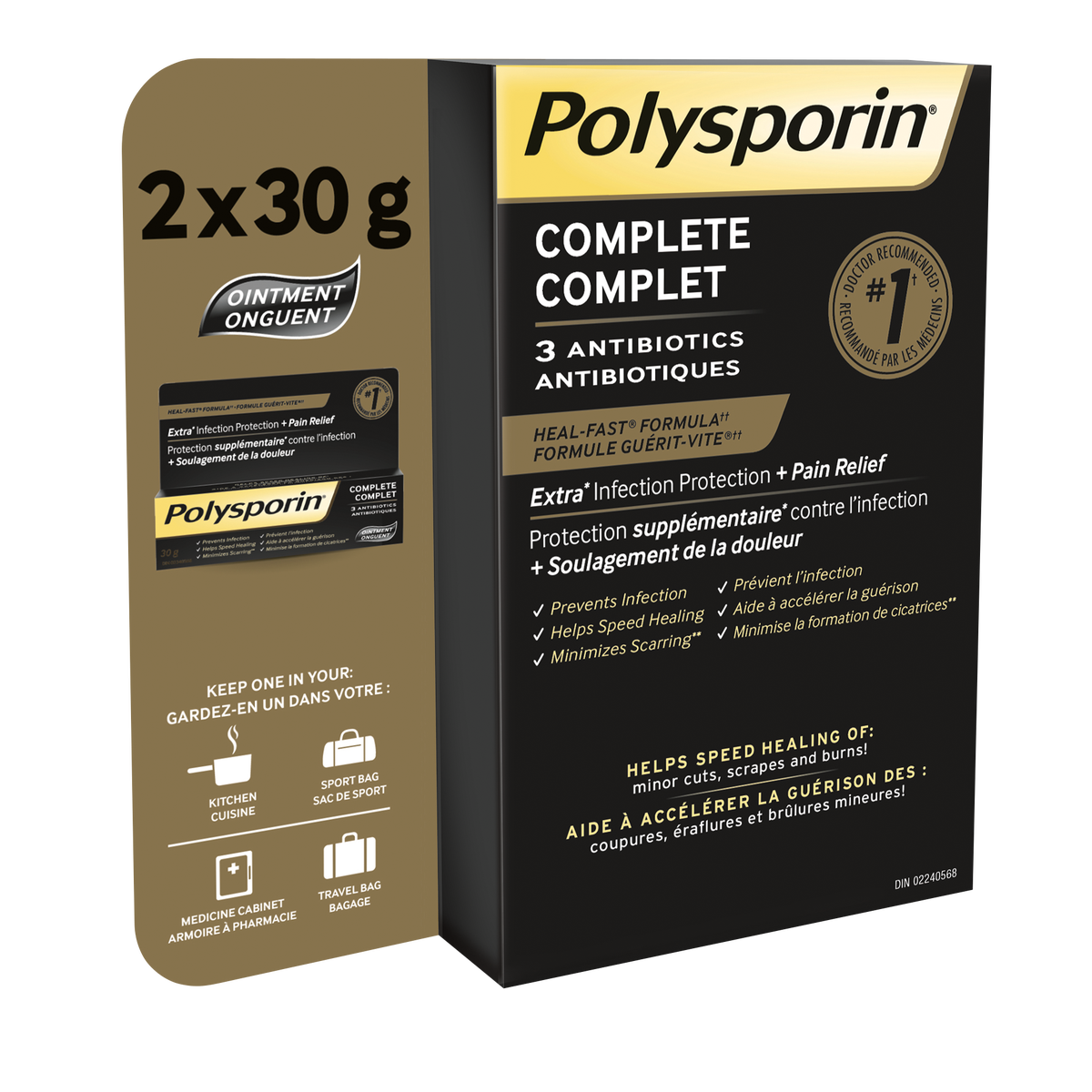 Polysporin Complete 2 X 30 G