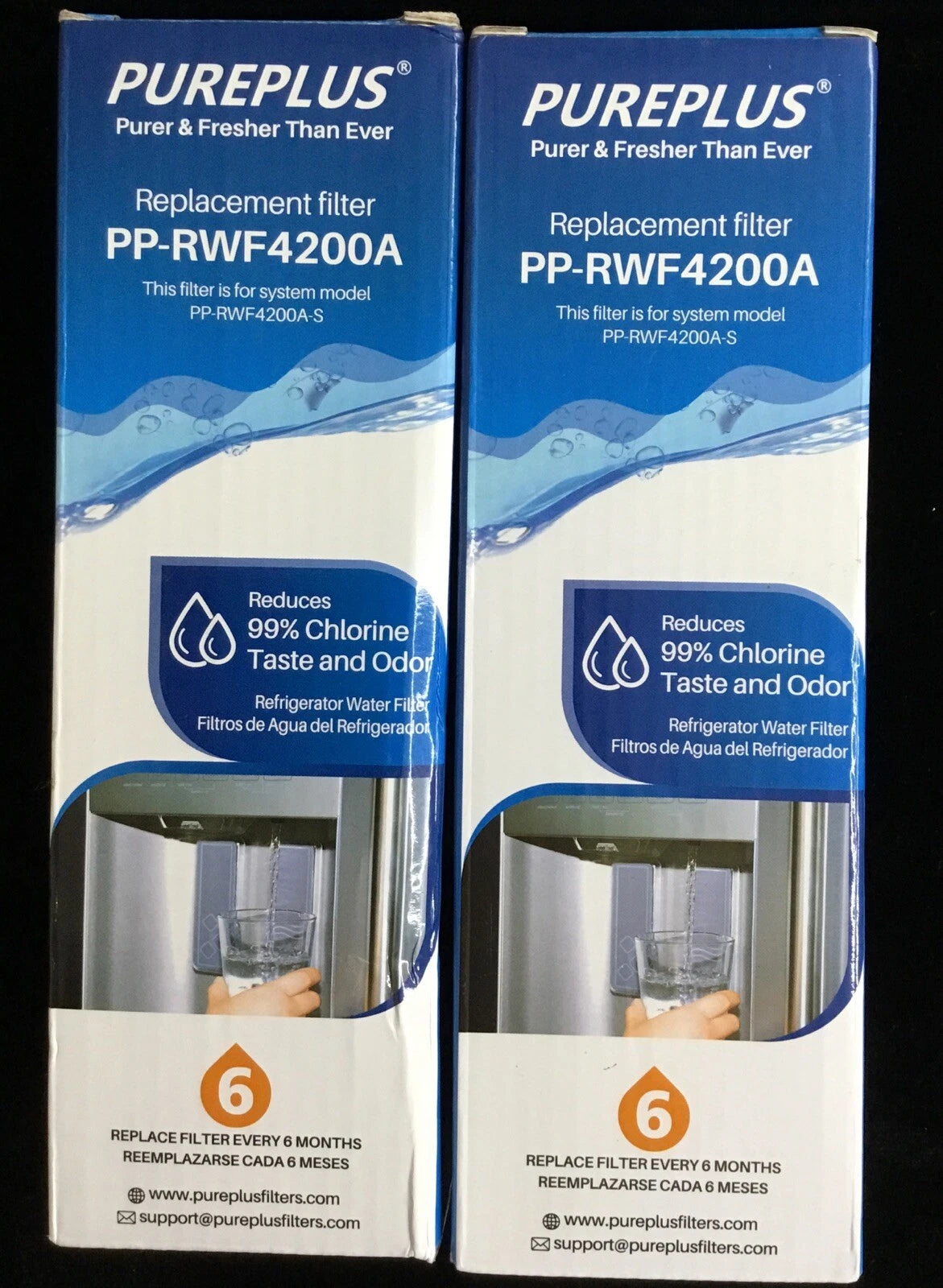 Pure plus replacement filter PP-RWF4200A (Pack of 3)