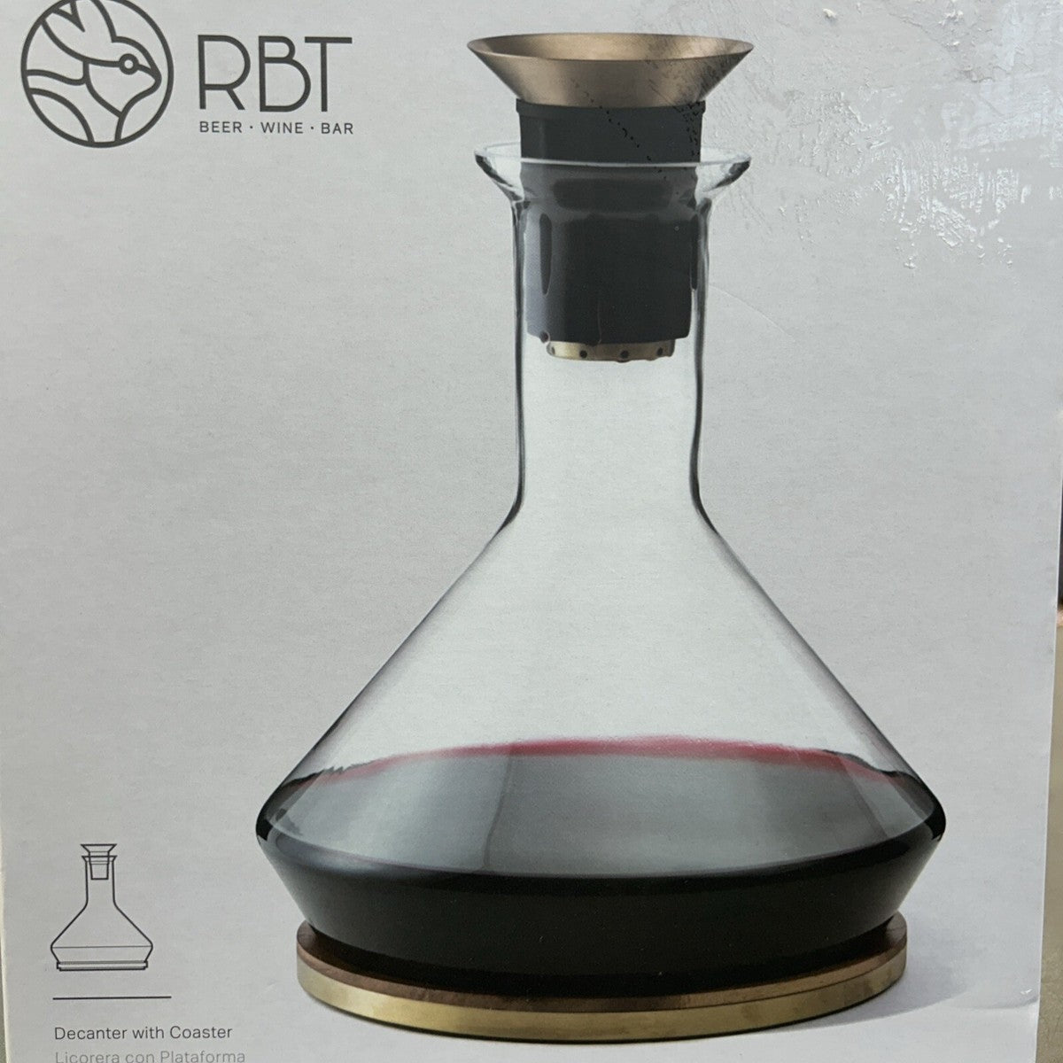 Rabbit Wine Decanter with Coaster