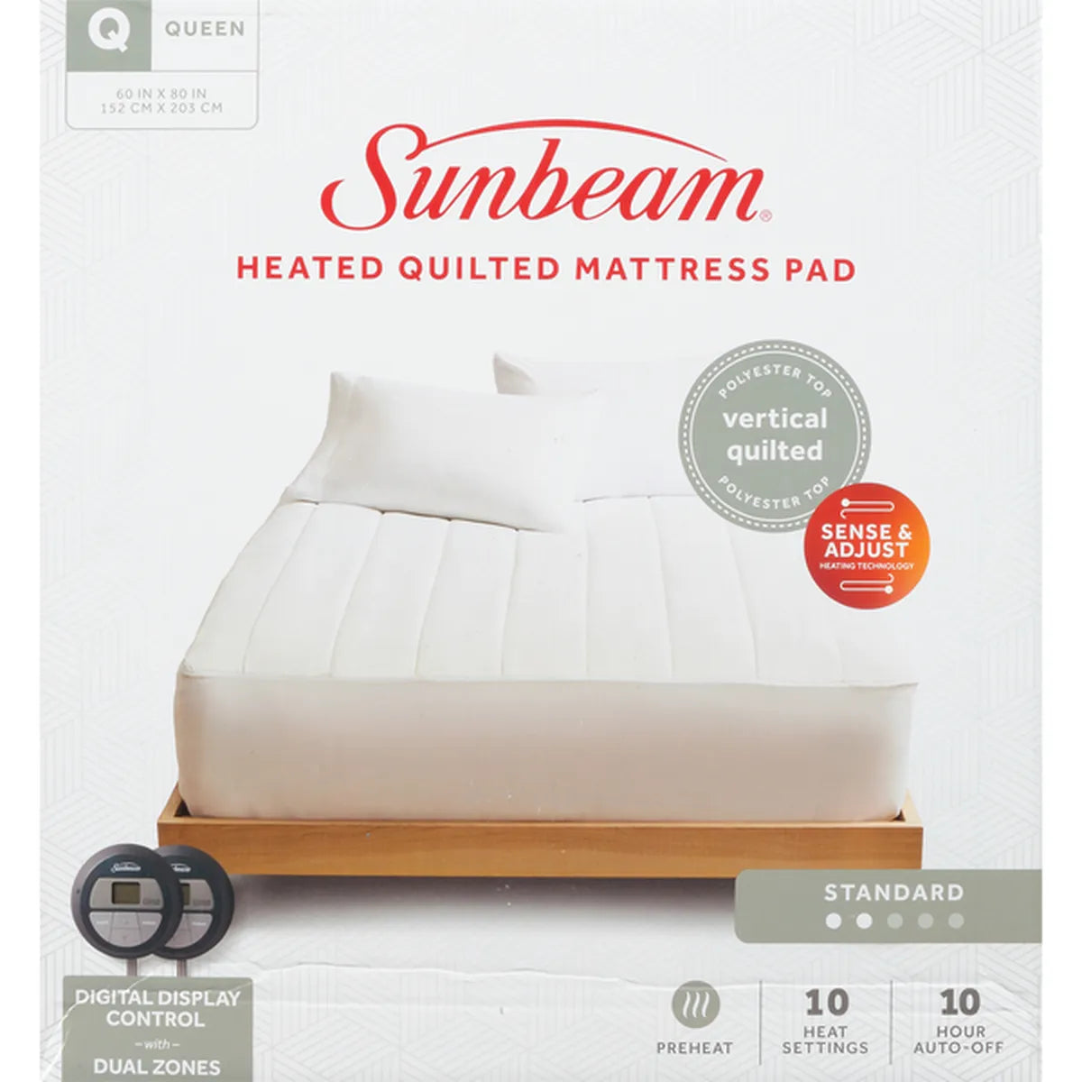 Sunbeam Heated Mattress Pad Queen - 60 " X 80 "