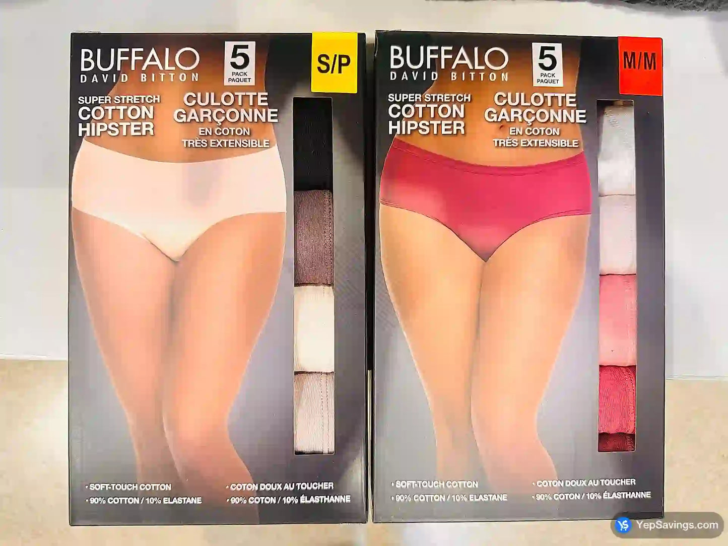 Buffalo Cotton Hipster 5pk
+ Womans Sizes S - Xxl