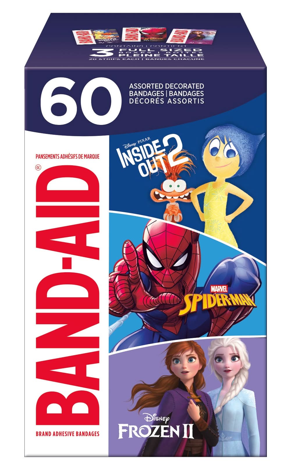 Band-aid Band Adhesive Assorted Bandages (60 Count)