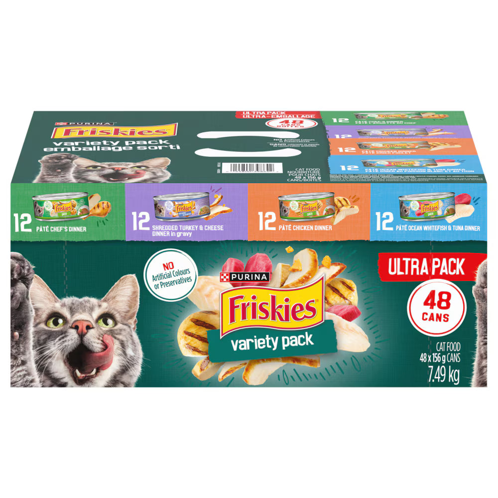 Purina Friskies Wet Cat Food 48 X 156 G