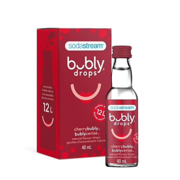 SodaStream bubly drops Cherry, One 40ml bubly drops ™ bottle