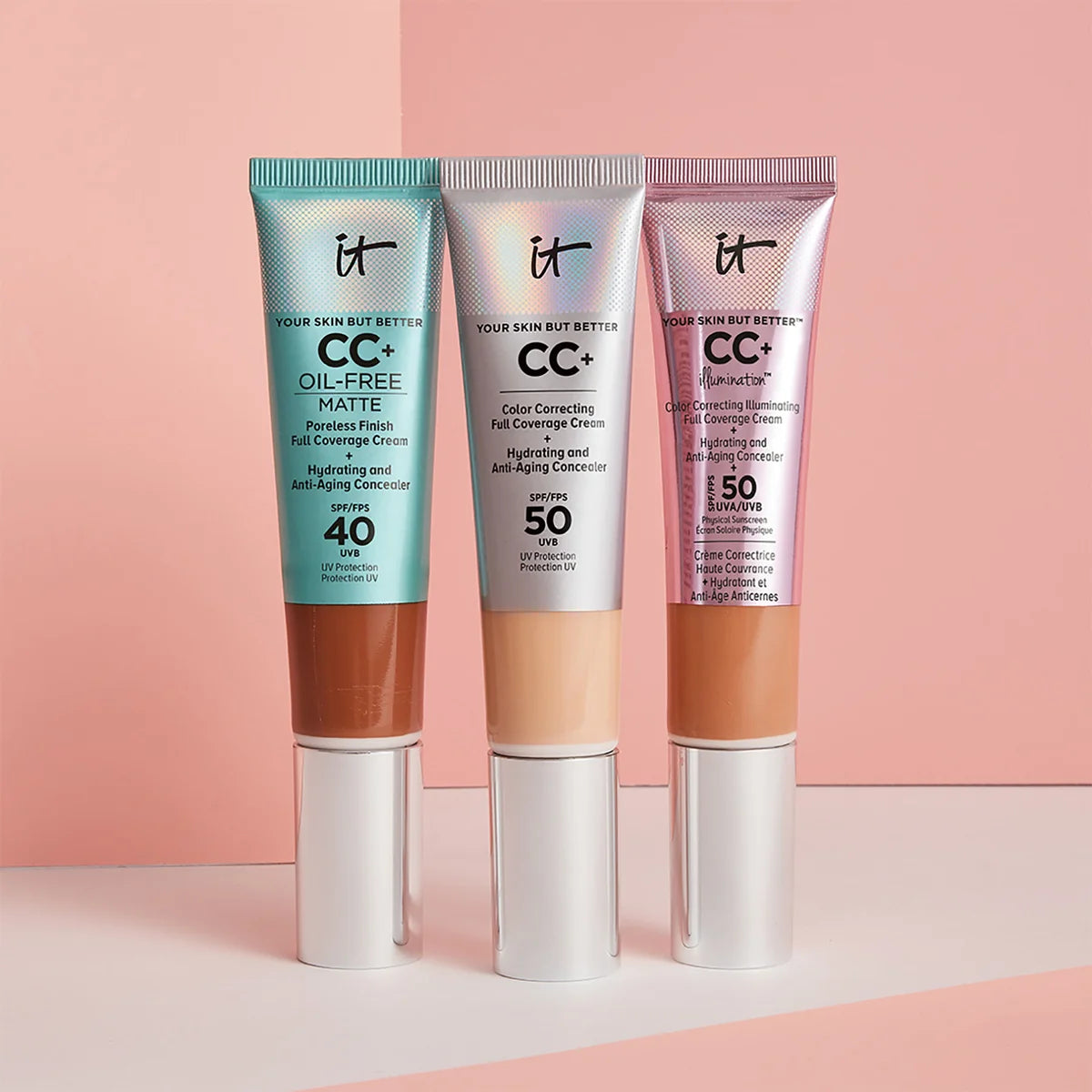It , Cosmetics Your Skin but Better CC Cream with SPF 50 Plus - 32ml(Tan, Rich honey)