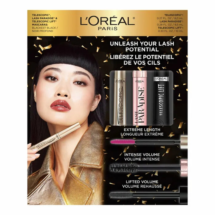 L’Oréal Paris Lash Goals Mascara Trio Pack