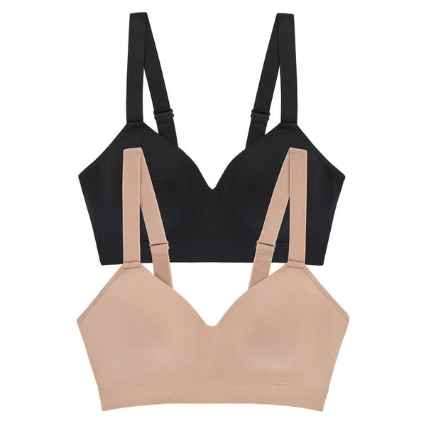 JONES NEW YORK SEAMLESS BRA 2PK