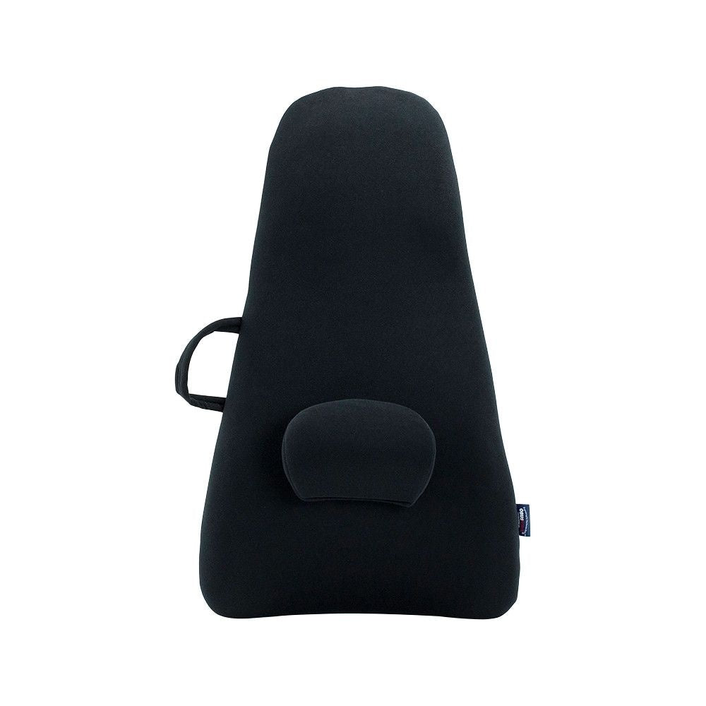ObusForme Portable High-Back Backrest Support Cushion with Lumbar Pad For Office Chair/Home/Car