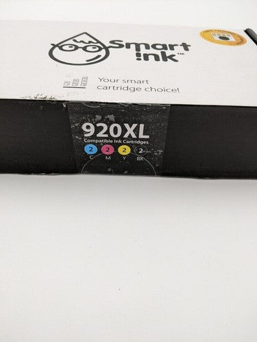 Smart Ink Cartridges for HP( 920XL 2Bk/2 Magenta/2 Yellow/ 2Cyan) 8pk