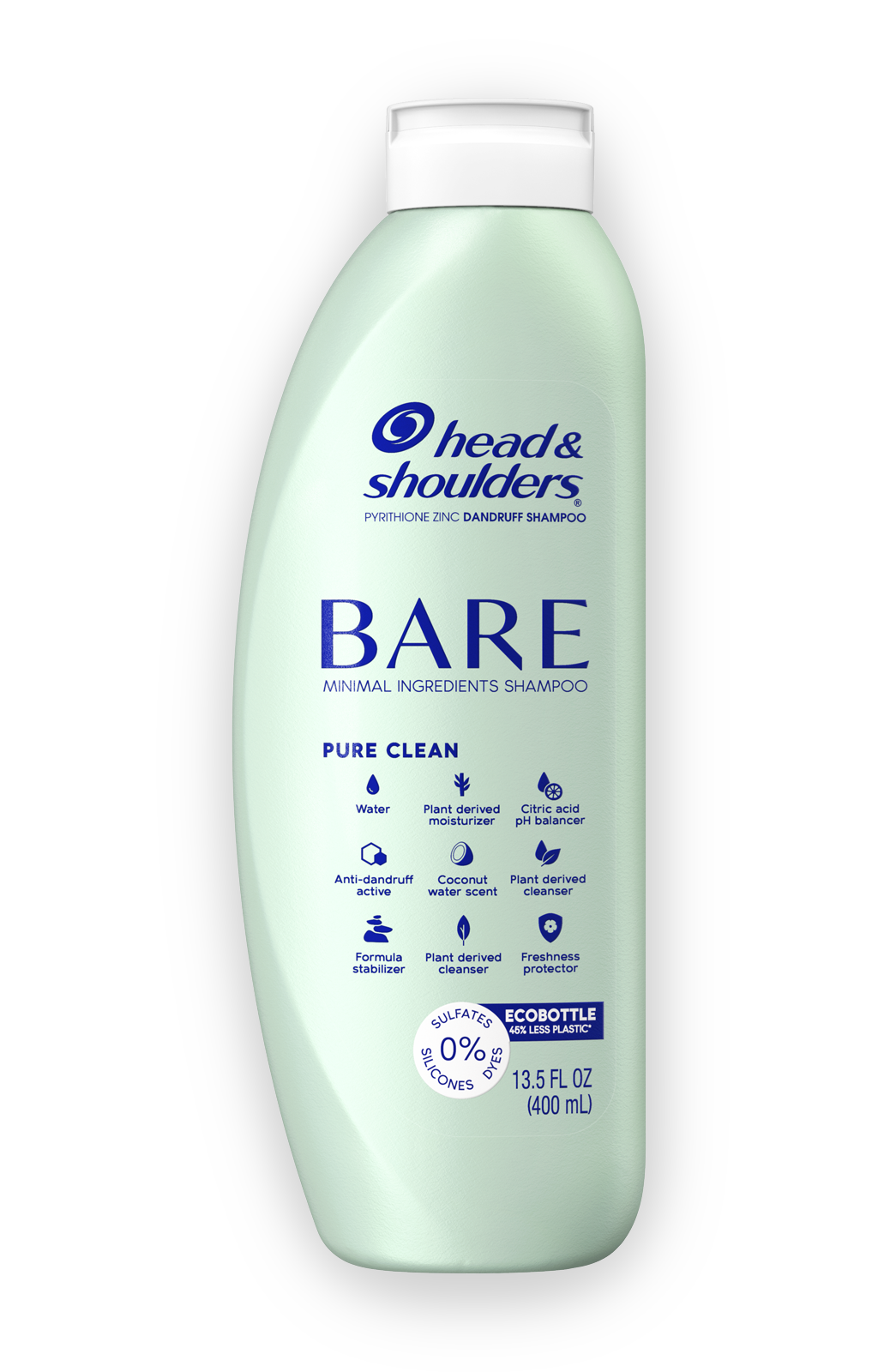 Head & Shoulders BARE Soothing Hydration Dandruff Shampoo, Anti-Dandruff